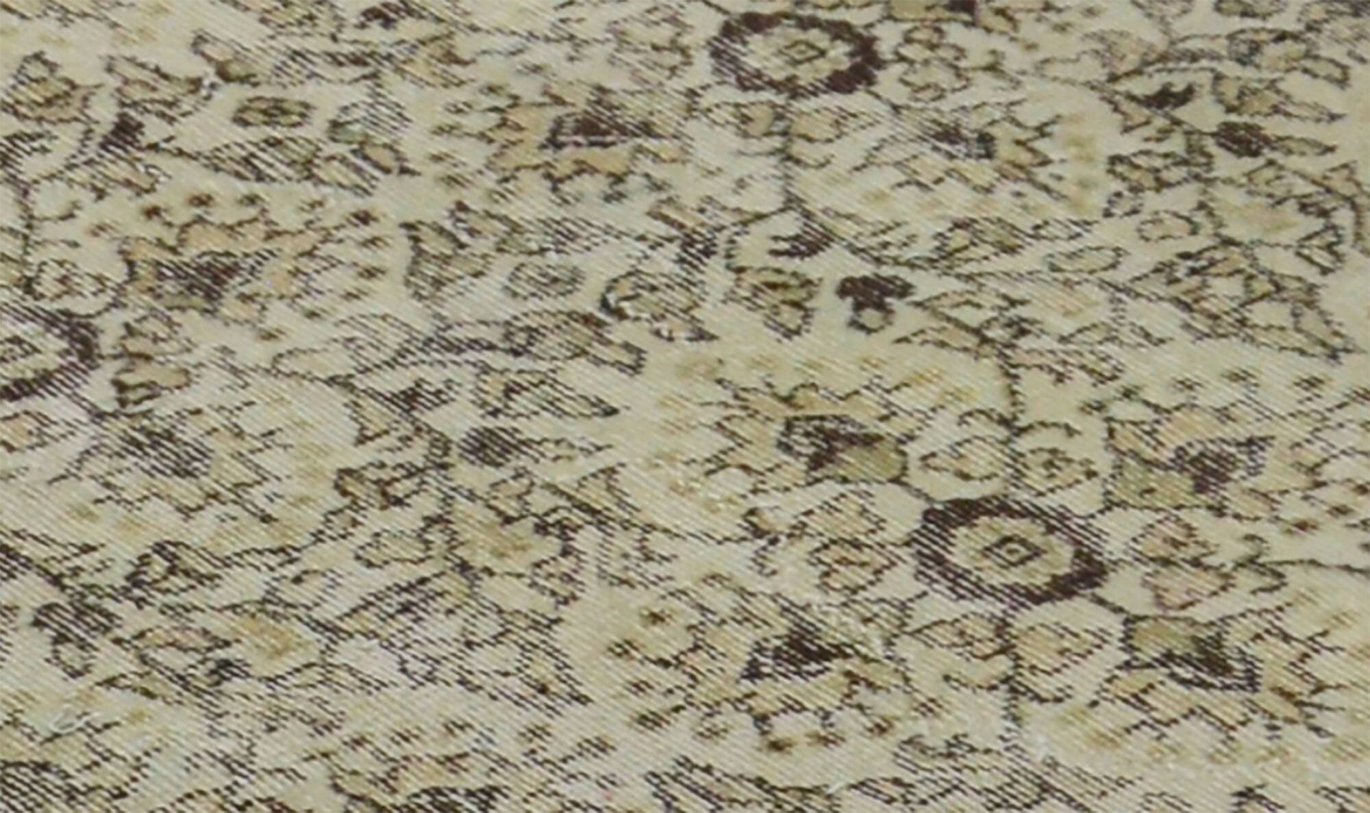 Tapis vintage turc anatolien fait main 252 cm x 135 cm