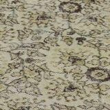 Tapis vintage turc anatolien fait main 252 cm x 135 cm