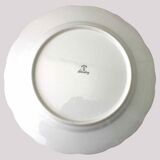 12 flat porcelain plates