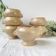 6 Vintage Emile Henry Ceramic Lion Head Onion Soup Bowls