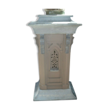 wooden and zinc base