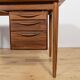 Mid-century walnut freestanding desk from Rosengren Hansen, Denmark, 1960s