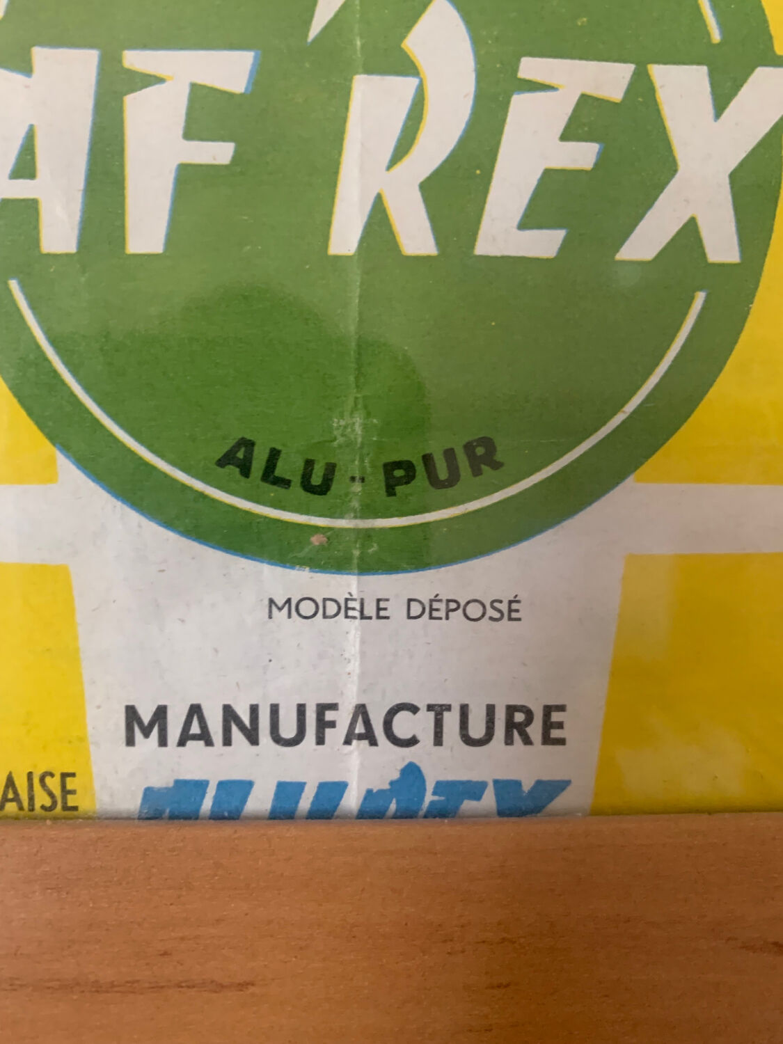 Old advertising poster café rex