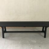 Black patinated bench