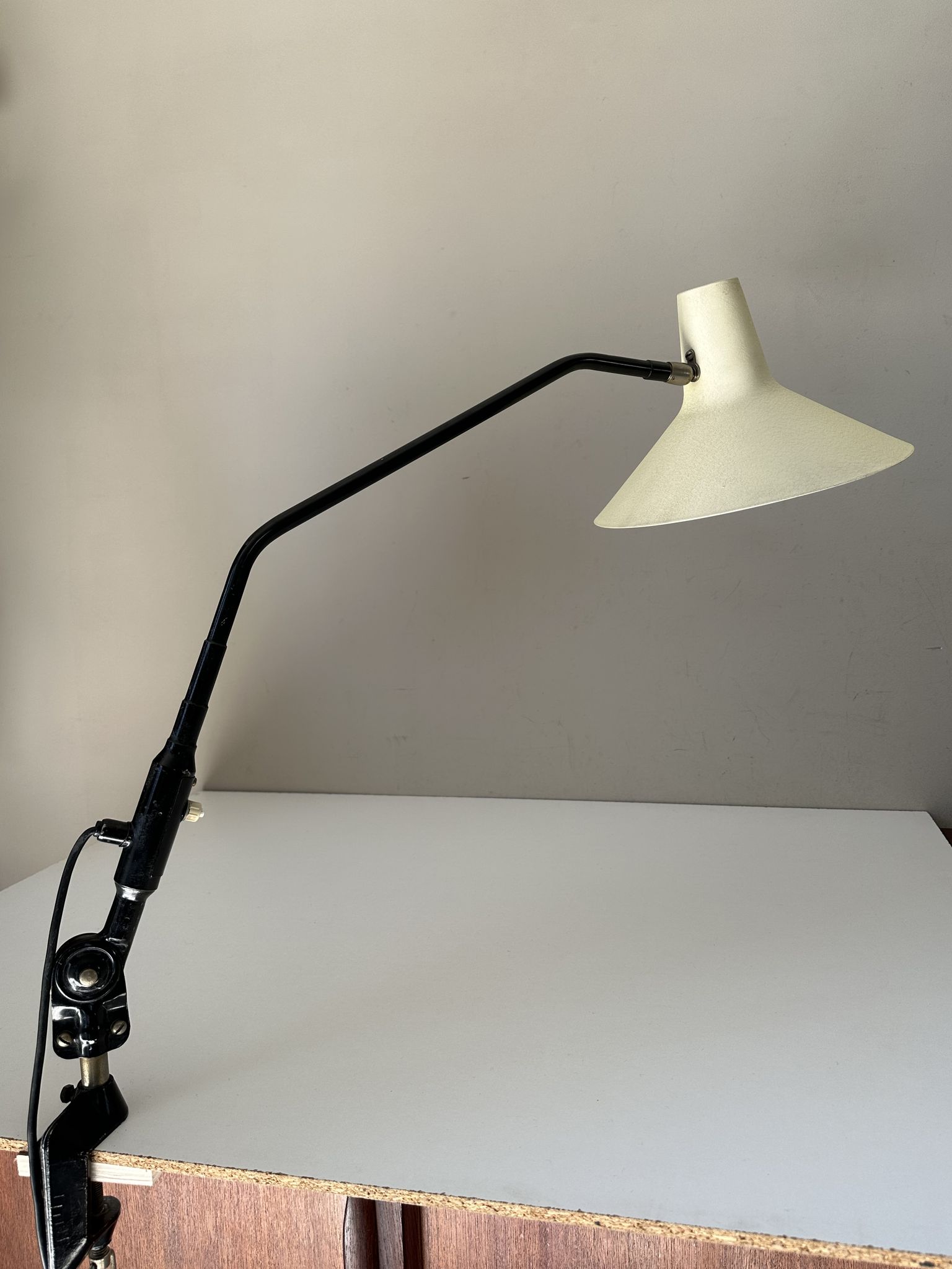 Lampe agrafe jjm hoogervorst design vintage années 60