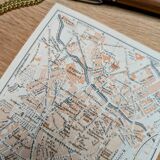 Imprimée en 1906, carte de Montpellier, Hérault.