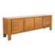 Buffet design Maison Regain en orme massif – des années 1970