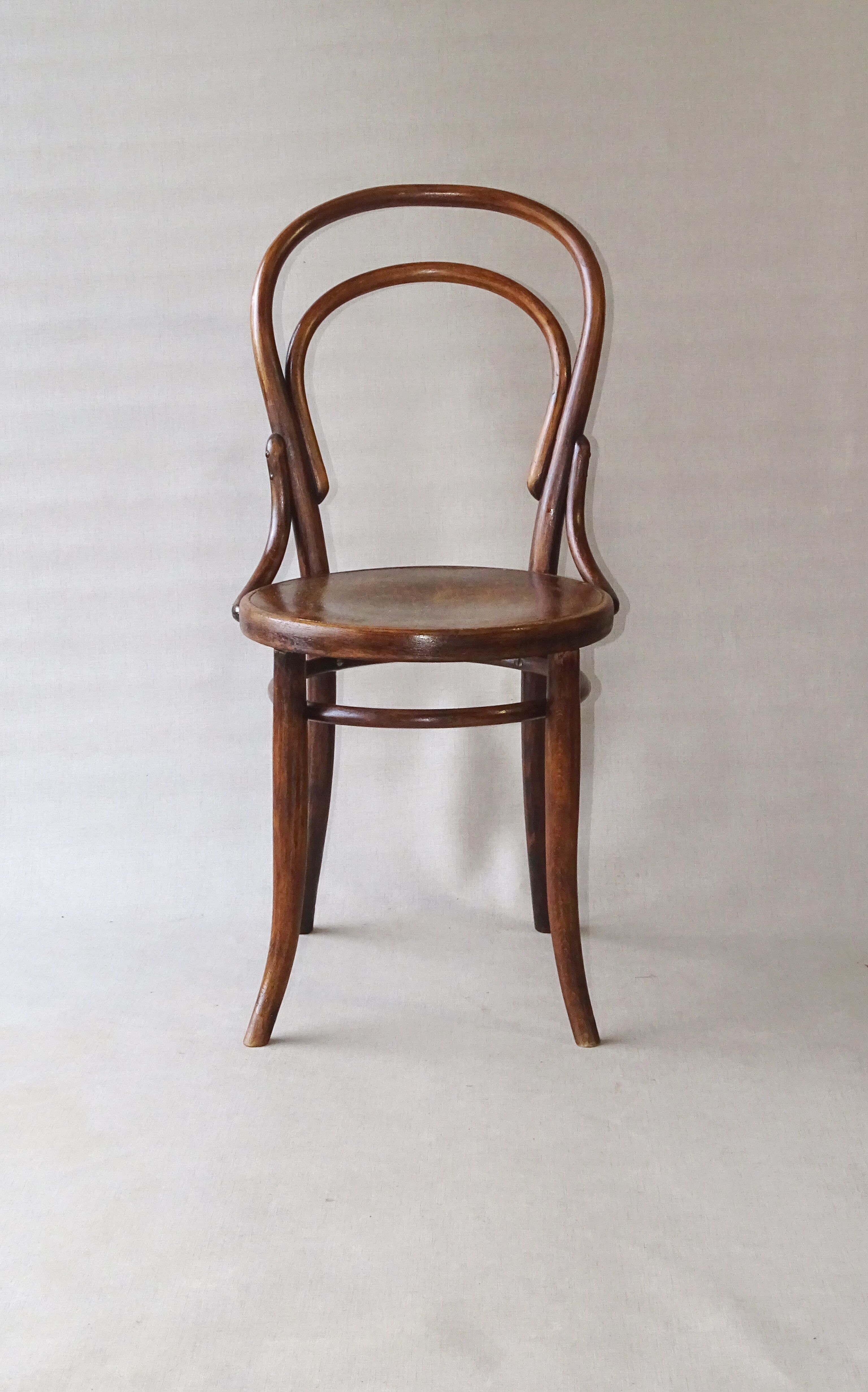 Bistro chair N°14 seat wood of Turpe Germany 1900