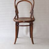 Bistro chair N°14 seat wood of Turpe Germany 1900
