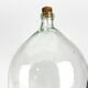 Demijohn transparent cylindrical molded glass 30 l