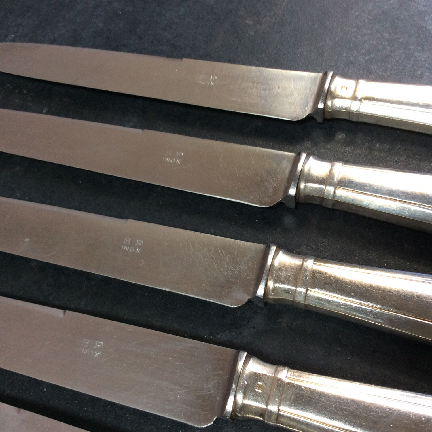 Set of 10 SF Art Deco knives