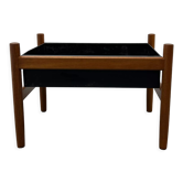 Vintage danishs modern modern teak, brass planter/ flower box/pot plant stand 1960s