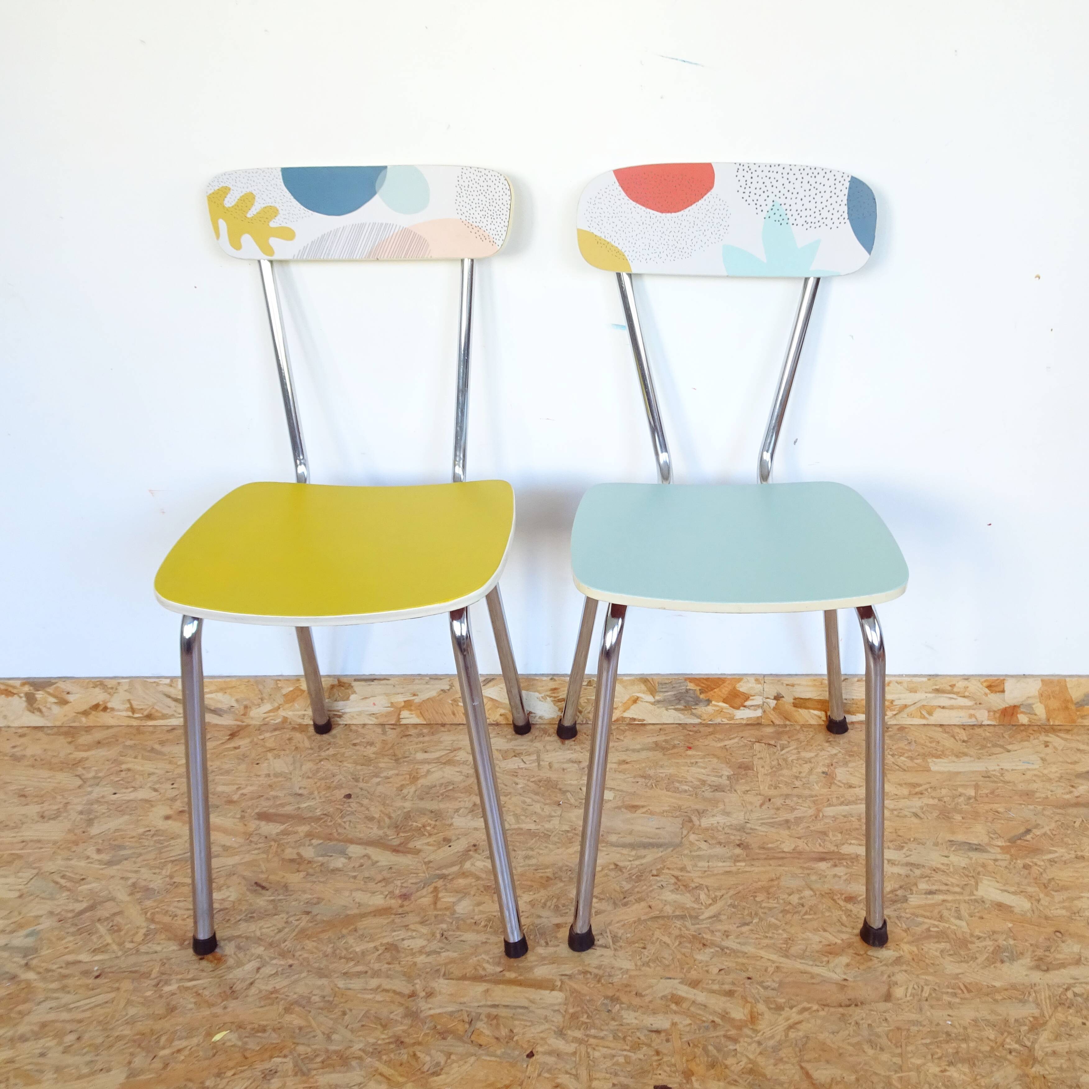 2 Formica chairs