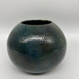 vase boule bleu vert