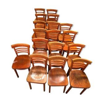 Lot 17 bistro chairs 60s