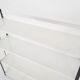 Black and white metal book shelves attrb. to Tomado, Holland, 1950's