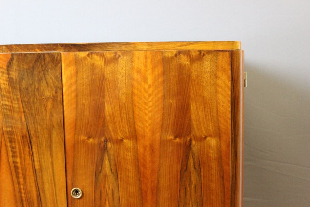 Bahut art deco walnut around 1940