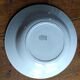 Round dish in Earthenware St Amand decorated with fruit apples and plums