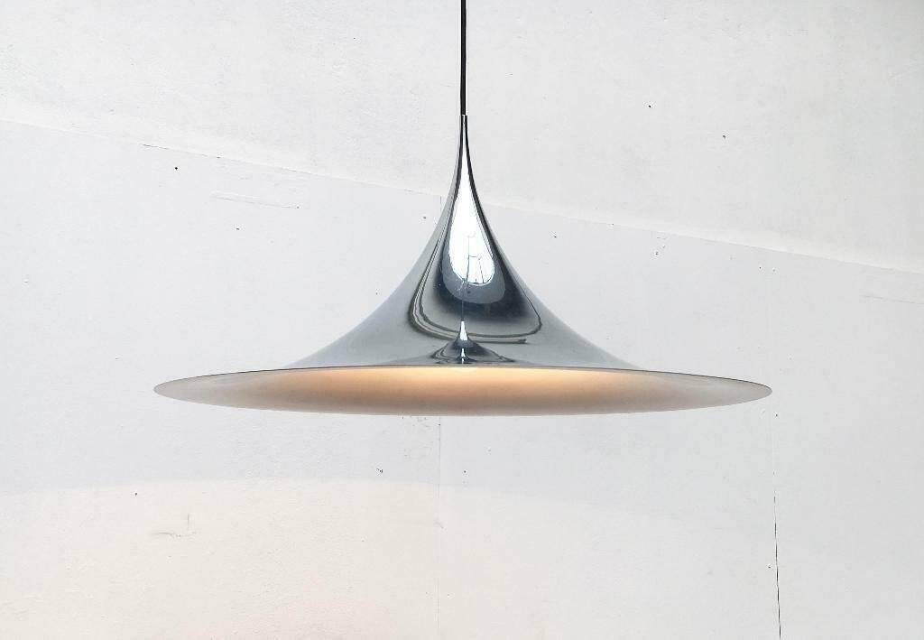 Vintage semi-suspension lamp by Bondrup & Thorup for Fog & Mørup