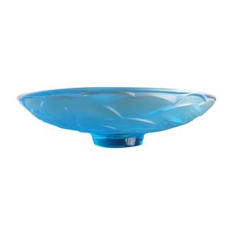 Coupe en verre moulé oiseaux Art déco - 1925