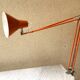 Office lamp architect aluminor France vintage 70s orange