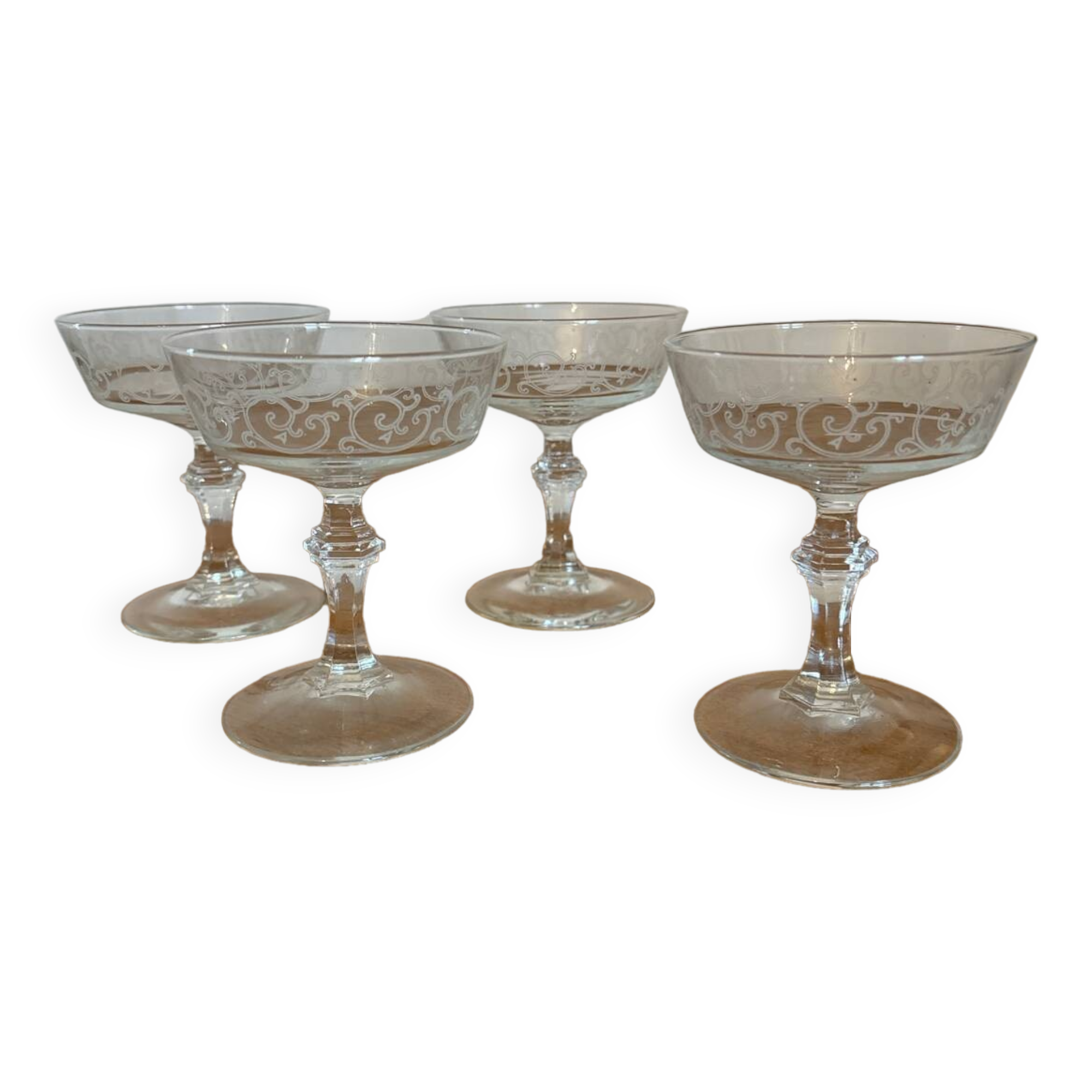 Crystal champagne glass