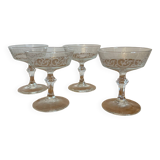 Crystal champagne glass