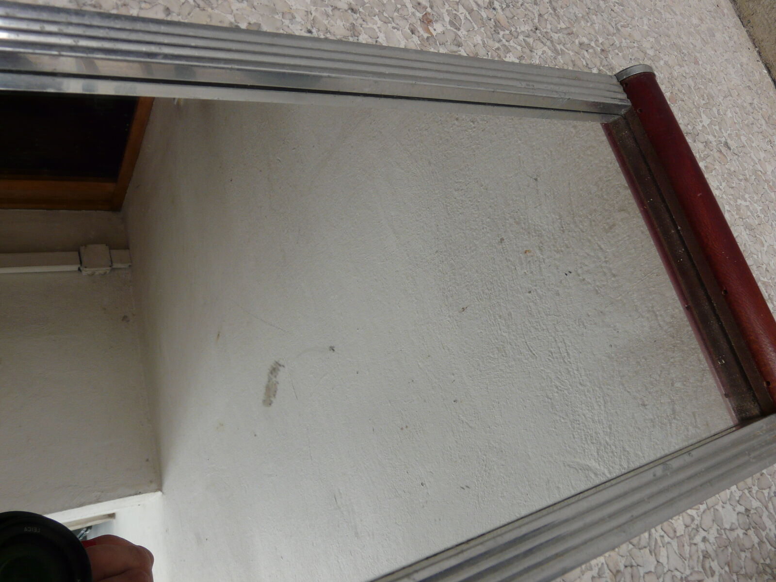 Art deco mirror tray and wood