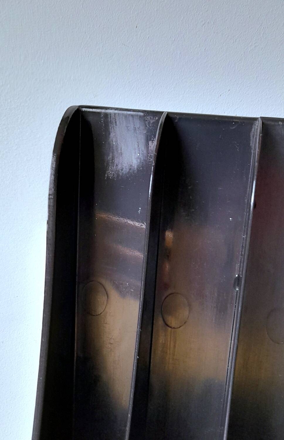 33 rpm vinyl rack Schweizer design 70s