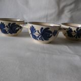 set of 3 small eared bowl