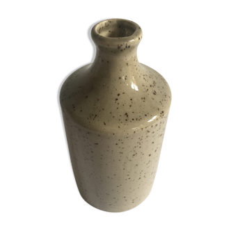 Enamelled sandstone vase
