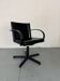 Italian Tito Agnoli for Matteo Grassi modernist Leather and steel desk chai
