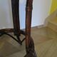 Set of 2 swivel bar stools / chairs - wood - cane - rattan - 80s