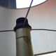 Italian brass and fabric lamp, 1960