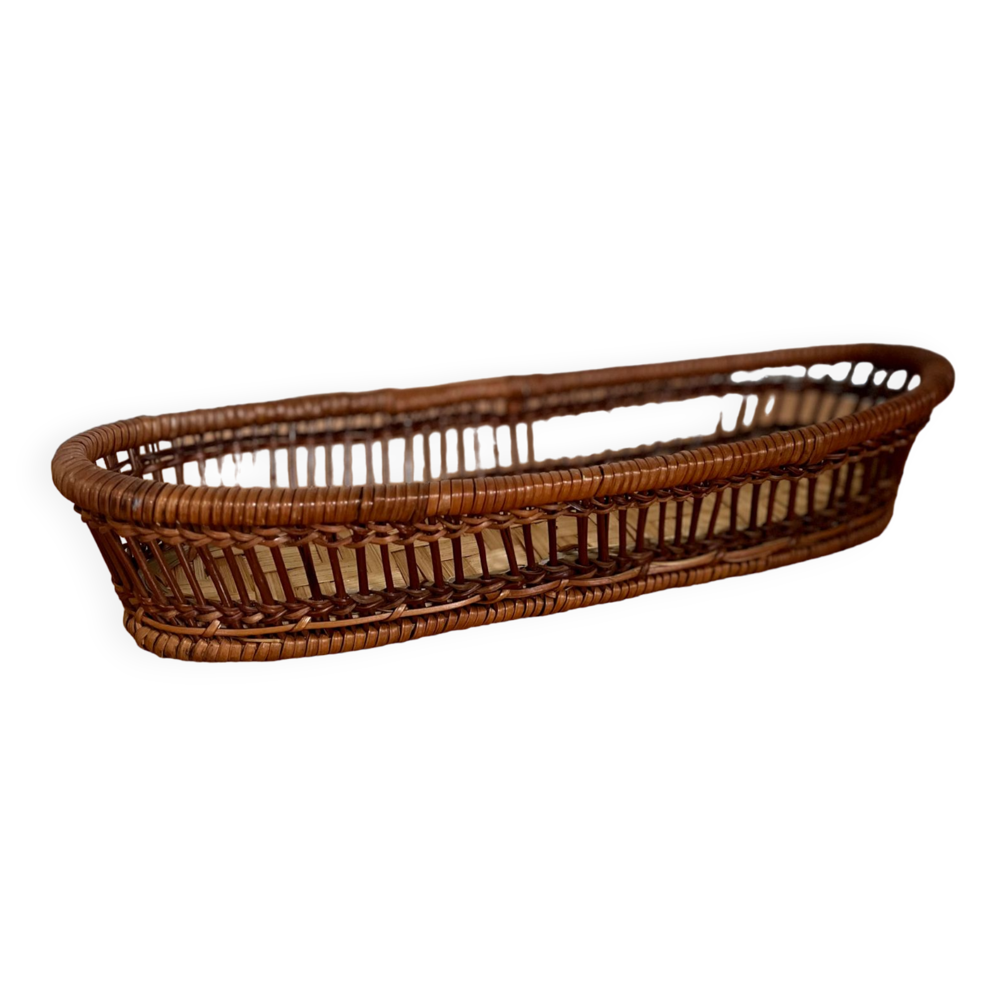 Vintage wicker basket