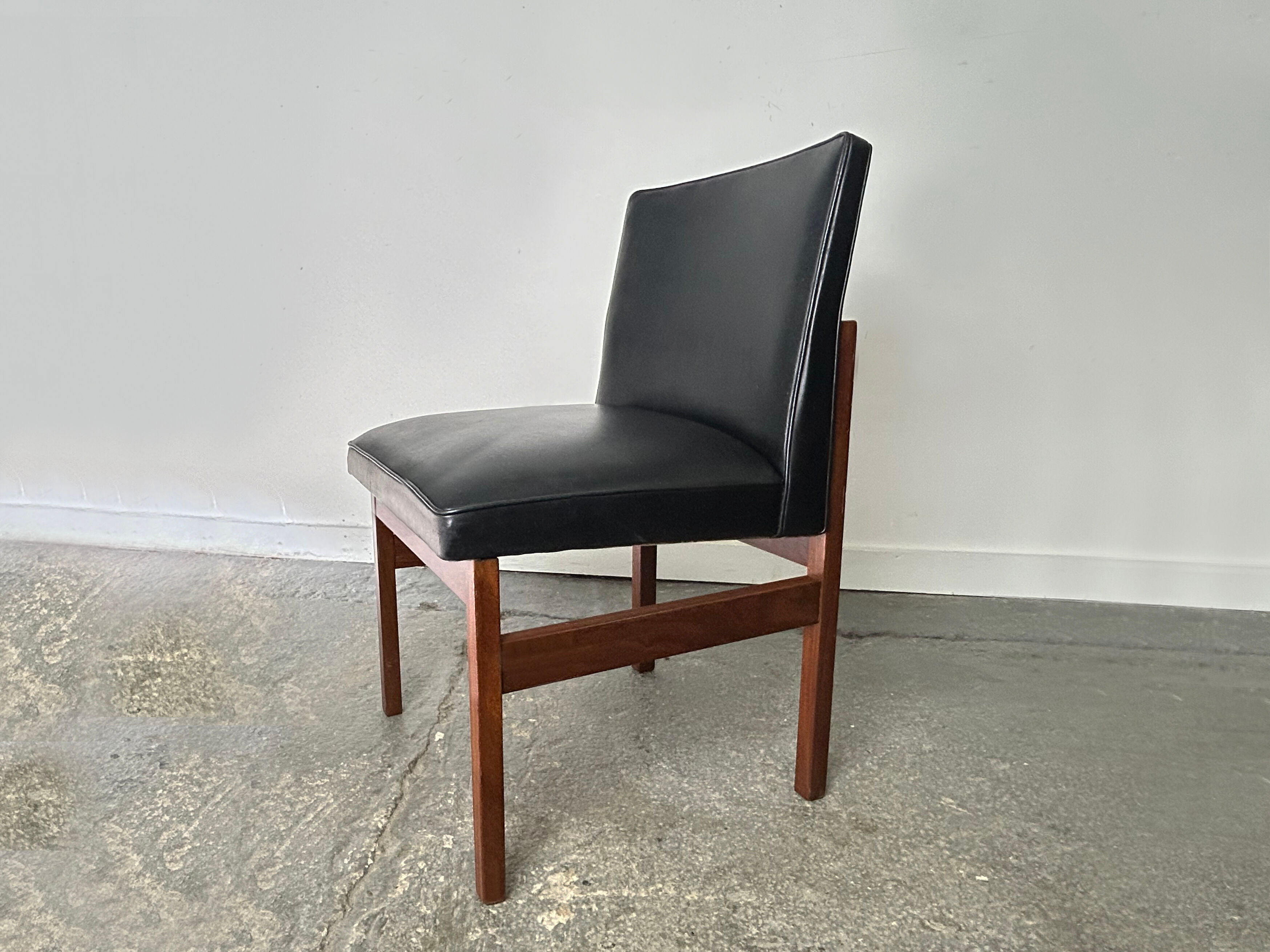 Set of 4 Mid-Century 1960s solid teak dining chairs by Peter Hayward for Va