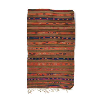 Tapis kilim anatolien fait à la main 240 cm x 138 cm