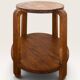 Round Art Deco side table