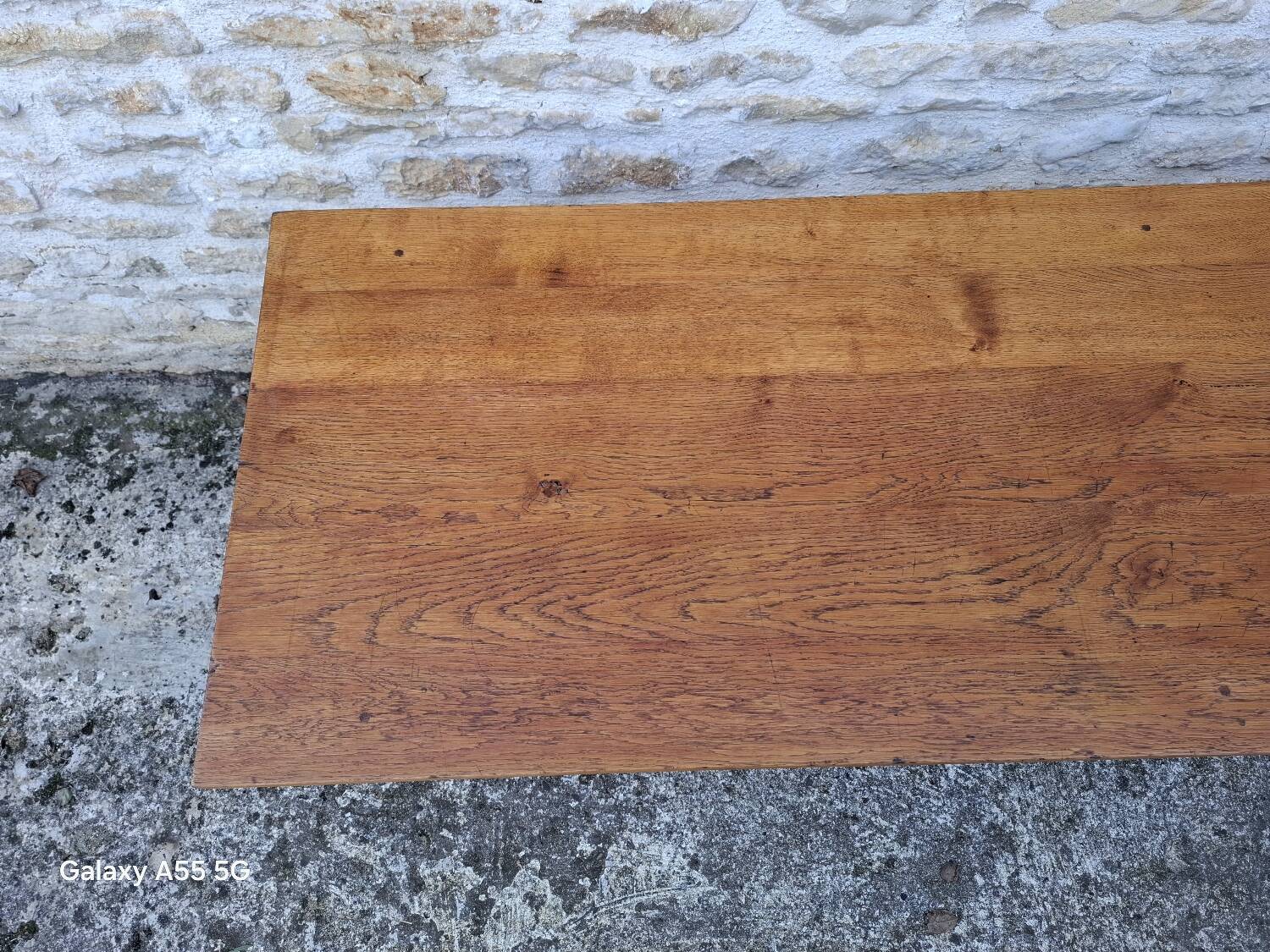 Oak farmhouse table 220 cm