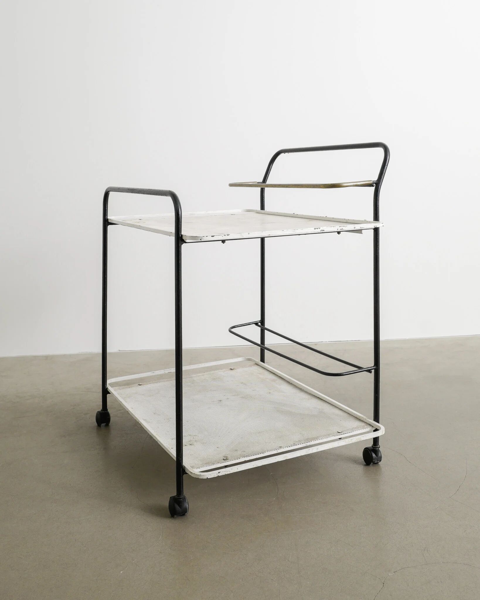 French Mid Century Servin Trolley by Mathieu Matégot, 1950s