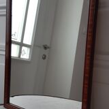 Mirror in wood and plaster painted art deco 30s