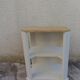 Beige vintage side tables, reimagined accent furniture.