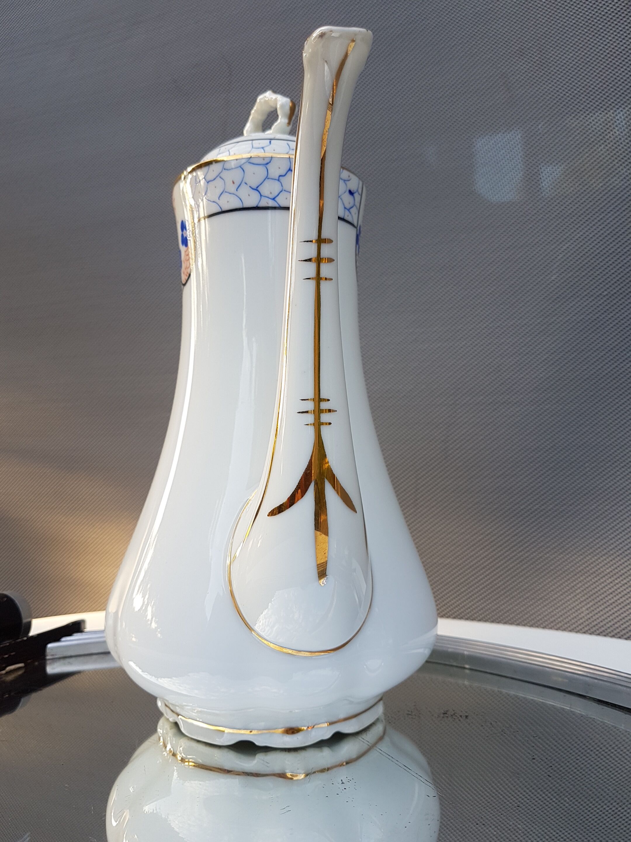 Art Deco coffee maker decor signed Paillet