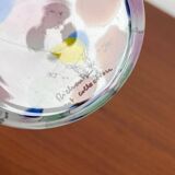 Postmodern glass vase by Hans Jürgen Richartz for the Richartz art collection, 1980s.