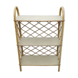 Rattan standing shelf 60s