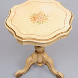 2 tables d’appoint italiennes classiques Craquelure années 1960