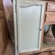 Buffet vintage en bois et vert sauge
