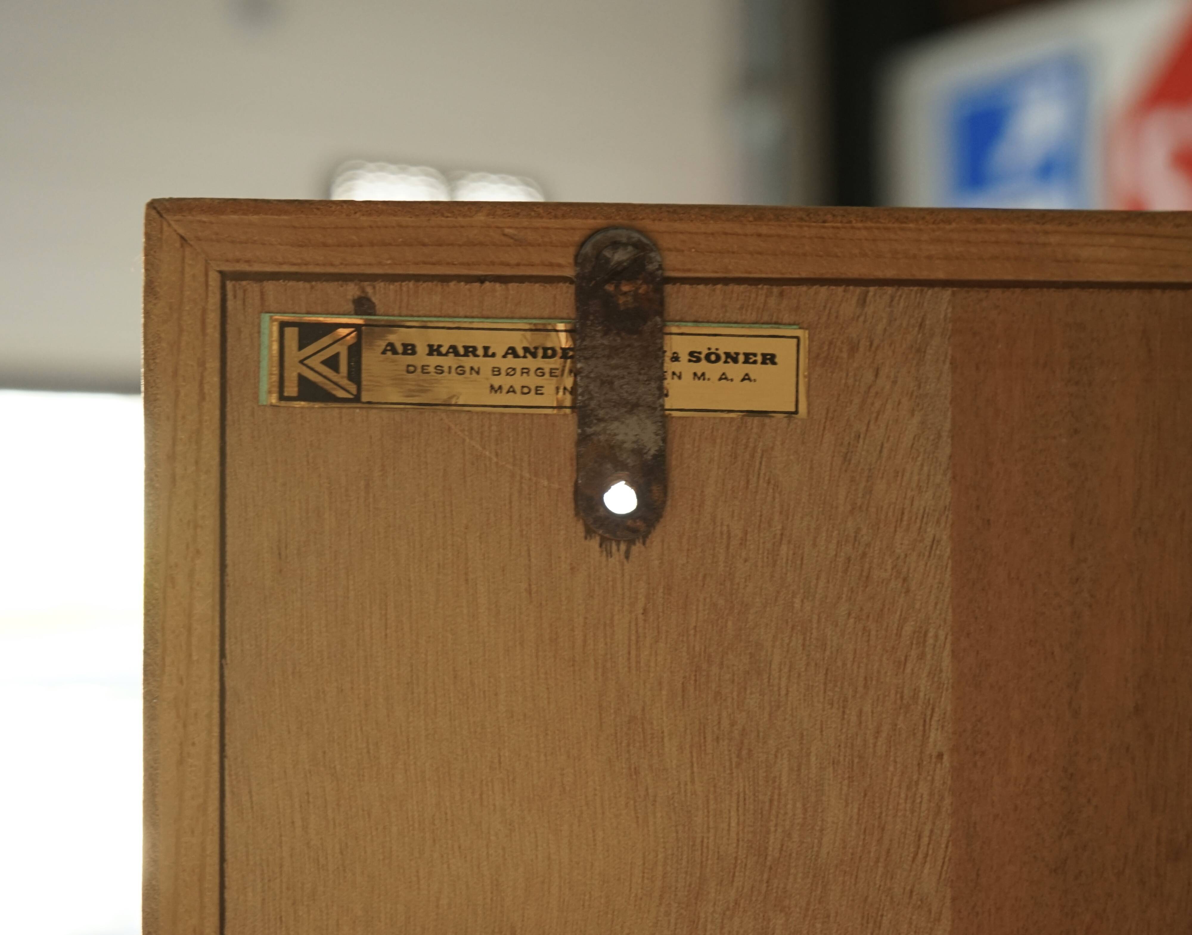 Oak Bookcase by Børge Mogensen for Karl Andersson & söner. Sweden, 1960s