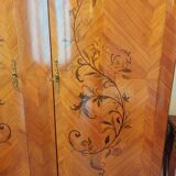 Rosewood & Marquetry Louis XV Style Wardrobe
