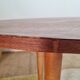 Table basse vintage plateau ovale scandinave